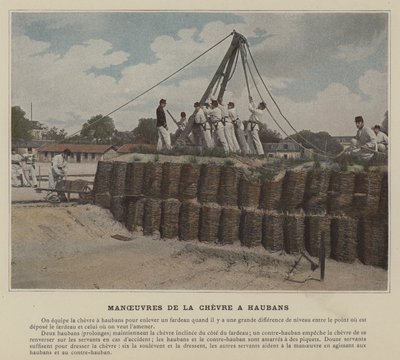 Manœuvres de la Chèvre à Haubans - (after) French Photographer