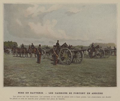 Mise en Batterie, Les Caissons se Portent en Arrière - (after) French Photographer