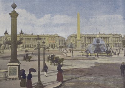 Paris, Place de la Concorde - (after) French Photographer