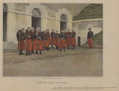 Poste de Police de Zouaves - (after) French Photographer