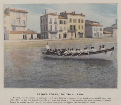 Retour des Provisions à Terre - (after) French Photographer