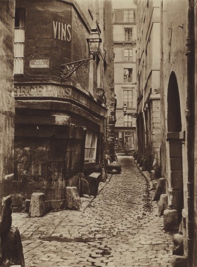 Rue Glatigny en 1865, prise du côté du quai - (after) French Photographer