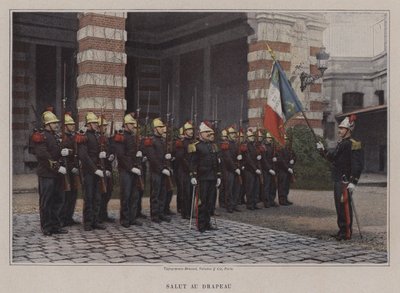 Salut au Drapeau - (after) French Photographer
