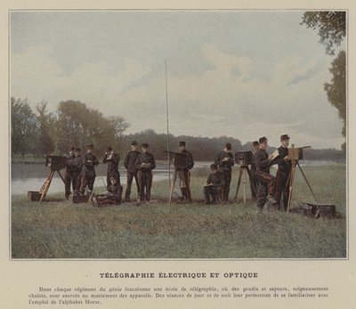 Télégraphie Électrique et Optique - (after) French Photographer