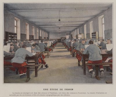 Une Étude de Dessin (photo en couleur) - (after) French Photographer