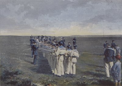 Visite des armes après le tir - (after) French Photographer