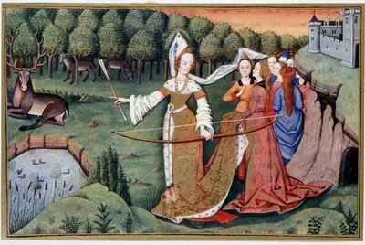 Diane (Artémis) - chromolithographie d