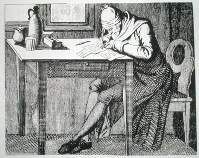 Gaspard Lavater (1741-1801) dans son étude, copie d