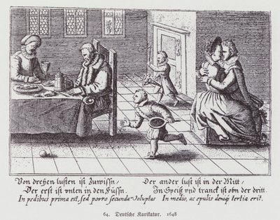 Caricature allemande - (after) German School