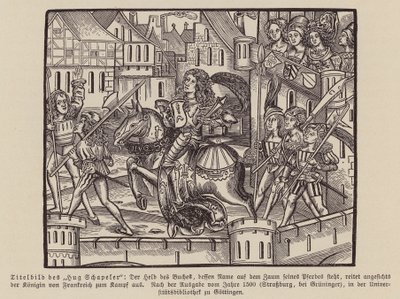 Scène de Hug Chapler, vers 1500 - (after) German School