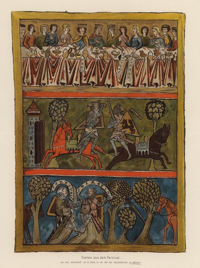 Scènes de Parsifal - (after) German School