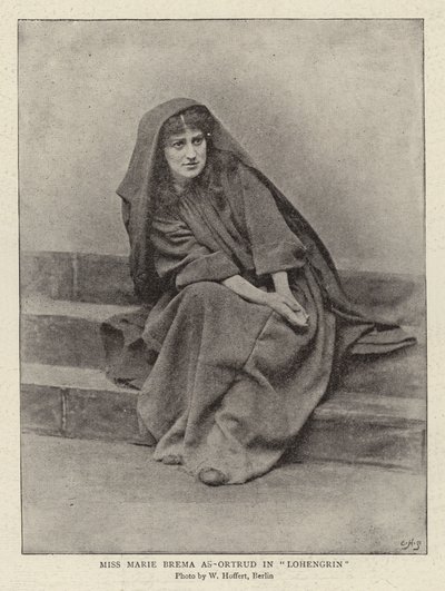 Mlle Marie Brema en Ortrud dans "Lohengrin" - (after) German photographer