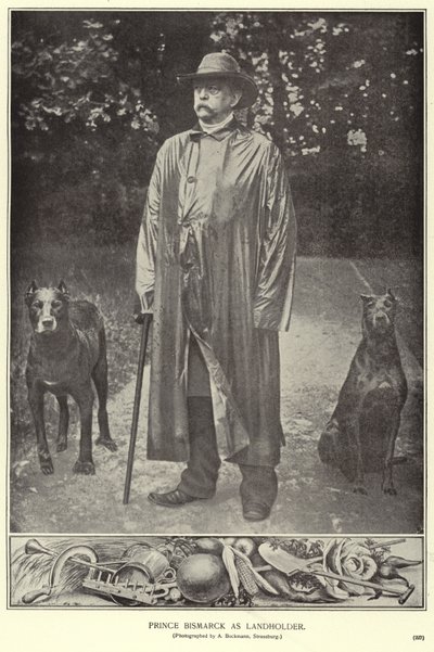 Prince Bismarck en propriétaire terrien - (after) German photographer