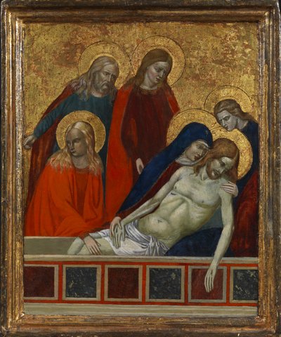 Mise au tombeau du Christ, possiblement 19ème siècle - (after) Italian School