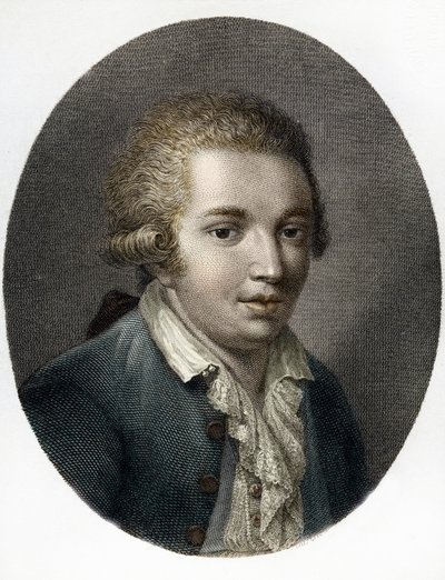 Portrait du compositeur italien Domenico Cimarosa - (after) Italian School