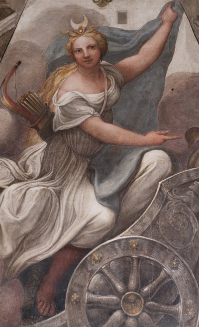 Diane sur un char - (c.1489 1534) Correggio