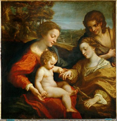 Le mariage mystique de Sainte Catherine d