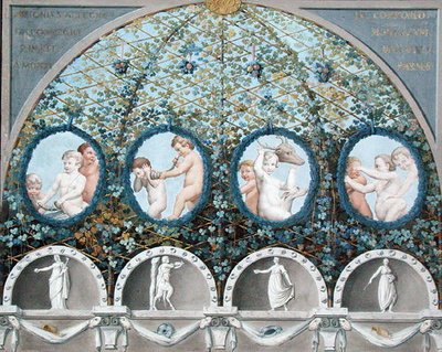 Conception pour un plafond en fresque, publié vers 1780 - (c.1489 1534) (after) Correggio