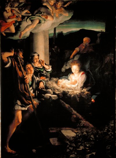 Sainte Nuit (Nativité) - (c.1489 1534) Correggio