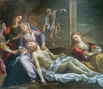 Lamentation du Christ, vers 1524 - (c.1489 1534) Correggio