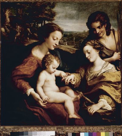Le Mariage mystique de Sainte Catherine - (c.1489 1534) Correggio