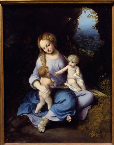 La Vierge, Jésus et Saint Jean enfant - (c.1489 1534) Correggio