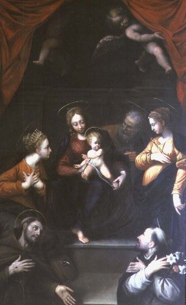 Madone et Enfant avec Saint Joseph et d
