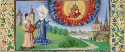 La philosophie instruisant Boèce sur le rôle de Dieu, c.1465 - (fl.1450 75) Master of Coetivy