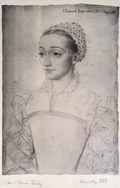 Marguerite de France (1523-74) - (studio of) Clouet