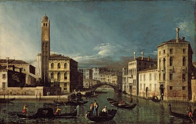 Scène de canal, Venise - Giovanni Antonio Canal