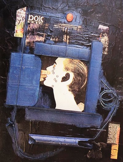 G. C. Riccardi, Sotto chiave, 1980, Italie - Gian Carlo Riccardi
