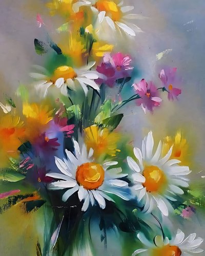 Fleurs colorées - F. Abderrahim
