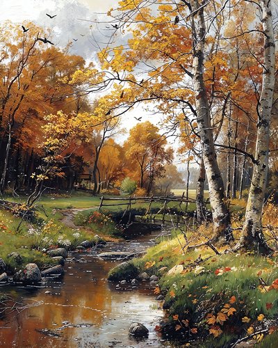 Un petit arc dans un parc naturel à travers les arbres - F. Abderrahim