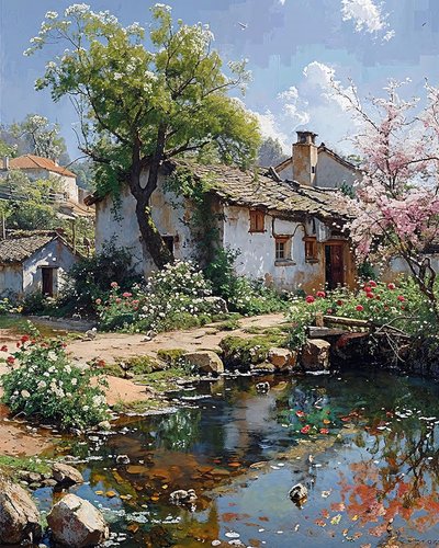 Vieille maison dans un endroit calme à la campagne, proche de la nature et d