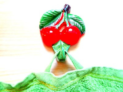 Cerises Crochet de cuisine vintage été jardin - Martina Konitzky