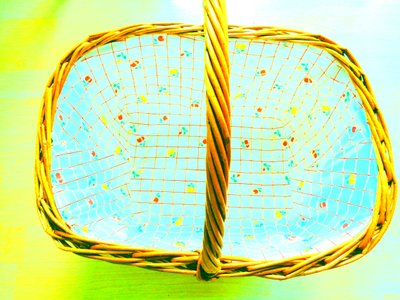 Cerises Panier pique-nique vintage été jardin - Martina Konitzky