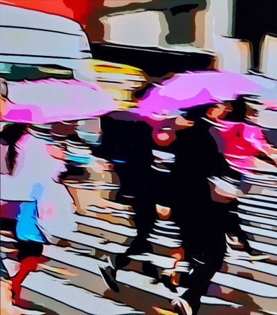 Parapluie rose - Mavet