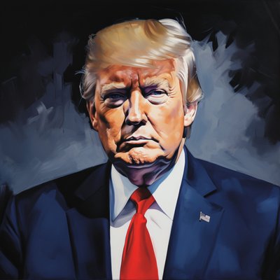 Peinture acrylique Donald Trump Politics Art Paintings for sale, wall decor prints - F. Abderrahim
