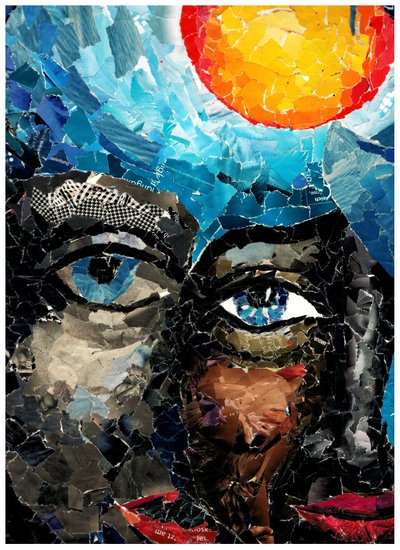 Double face en mosaïque - Phantalis
