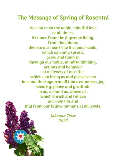 The Message of Spring of Rosental - Johanna Thier