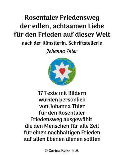 Chemin de la paix du Rosental - Johanna Thier