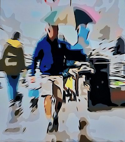 Pluie urbaine multicolore - Mavet
