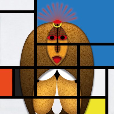 Lockdown (XV) - (aus der Serie Animal Rationale) - Alexander Eibach