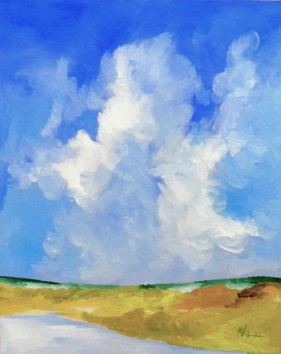 Nuages sur le lac - M. Vet