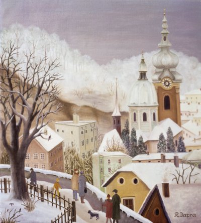 Ruelle de la forteresse en hiver - Regine Dapra