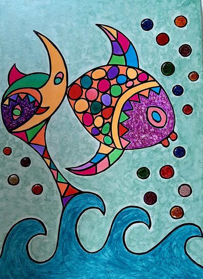 Poisson-lune - Steffi_Seiler_Art