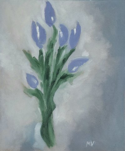 Tulipes lilas - M. Vet