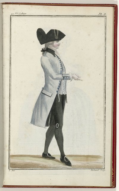 Cabinet des Modes ou les Modes Nouvelles, 1 Septembre 1786, pl. II - A.B. Duhamel