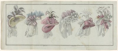 Magasin des Modes Nouvelles Françaises et Anglaises, 20 juillet 1787, 25e cahier, 2e année, Pl. unique - A.B. Duhamel