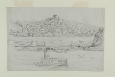 Dessin au crayon Glen Eden par A.B. Greene - A.B. Greene